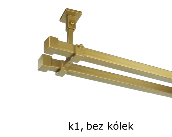 Karnisz Kwadratowy 20x20 Podwójny Sufitowy bez kółek 7 kolorów - obrazek 14