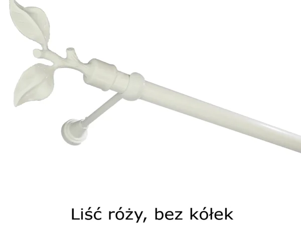 Karnisz Metalowy FI 25 Pojedynczy ścienny bez kółek 10 kolorów - obrazek 14