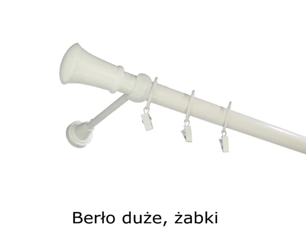 Karnisz Metalowy FI 25 Pojedynczy ścienny Na Wymiar - obrazek 9