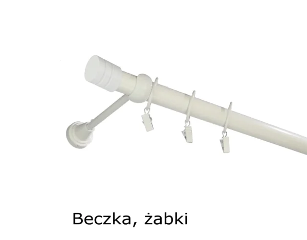 Karnisz Metalowy FI 25 Pojedynczy ścienny Na Wymiar - obrazek 10