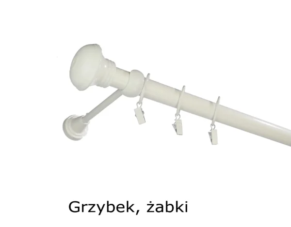 Karnisz Metalowy FI 25 Pojedynczy ścienny Na Wymiar - obrazek 11