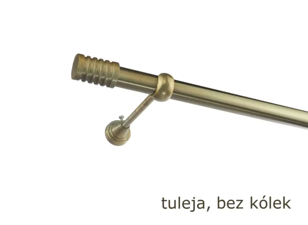 Karnisz Metalowy FI 25 Pojedynczy ścienny bez kółek 10 kolorów - obrazek 24