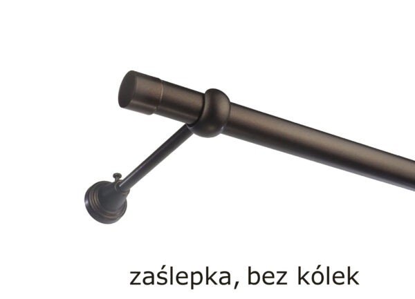 Karnisz Metalowy FI 25 Pojedynczy ścienny Na Wymiar - obrazek 48