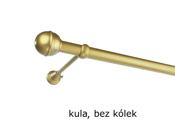 Karnisz Metalowy FI 25 Pojedynczy ścienny bez kółek 10 kolorów - obrazek 20