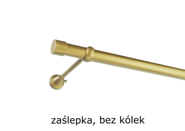Karnisz Metalowy FI 25 Pojedynczy ścienny bez kółek 10 kolorów - obrazek 21