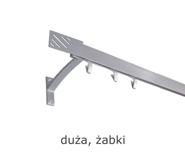 Karnisz Apartamentowy Pojedynczy Ścienny 6 kolorów - obrazek 17