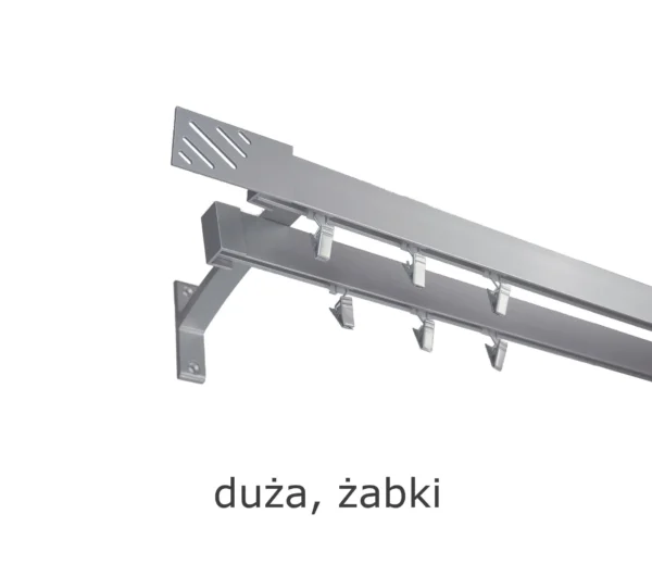 Karnisz Apartamentowy Podwójny Ścienny 6 kolorów - obrazek 15