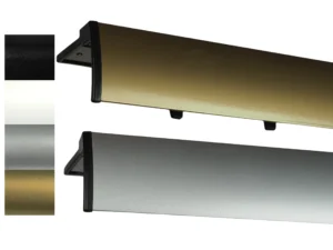 Szyna Podsufitowa Aluminiowa z Maskownicą CLASSIC Na Wymiar PODWÓJNA