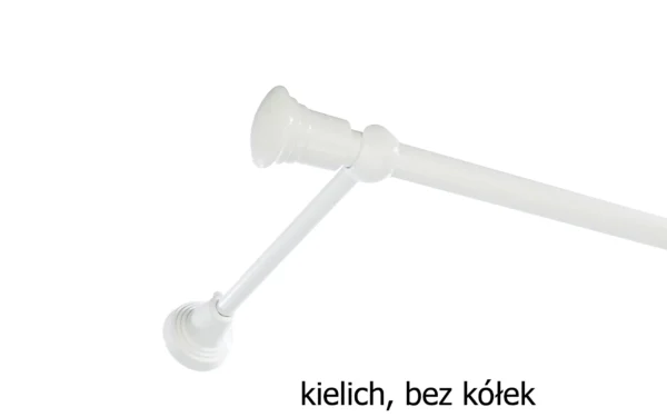Karnisz Metalowy FI 16 Pojedynczy bez kółek 7 kolorów - obrazek 14
