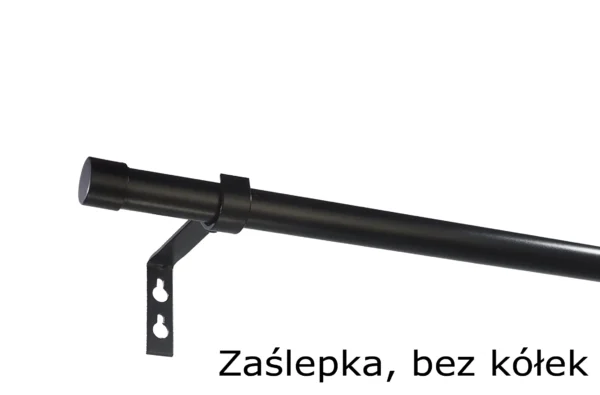 Karnisz Metalowy FI 19 Pojedynczy PRO bez kółek 6 kolorów do wyboru - obrazek 11