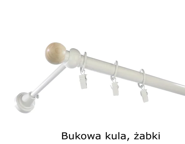 Karnisz Metalowy FI 19 Pojedynczy standard 10 kolorów - obrazek 21