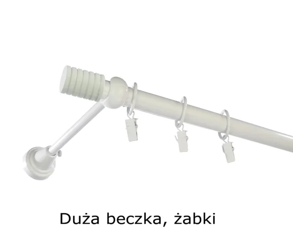 Karnisz Metalowy FI 19 Pojedynczy standard 10 kolorów - obrazek 22